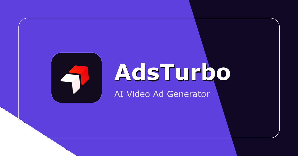 AdsTurbo – AI Video Ad Generator | UGC Ads, Face Swap & Lip Sync 网站预览